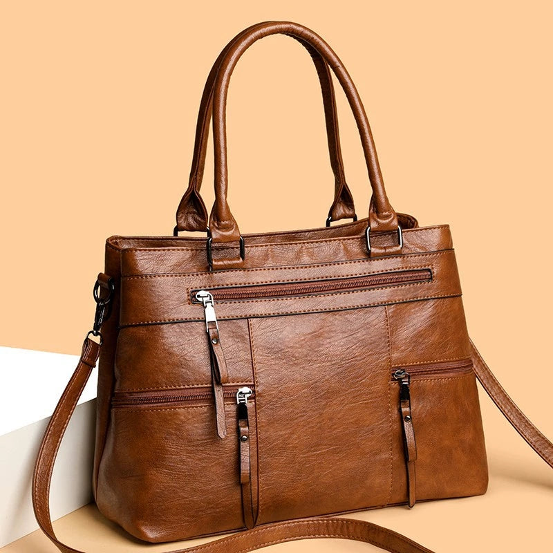 Women's New versatile Multi Pocket Shoulder Bag