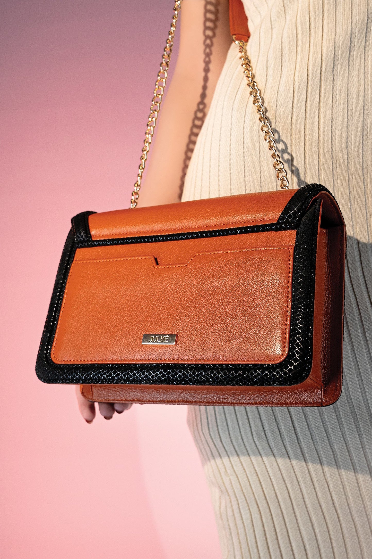 Easy to handle tangerine bag