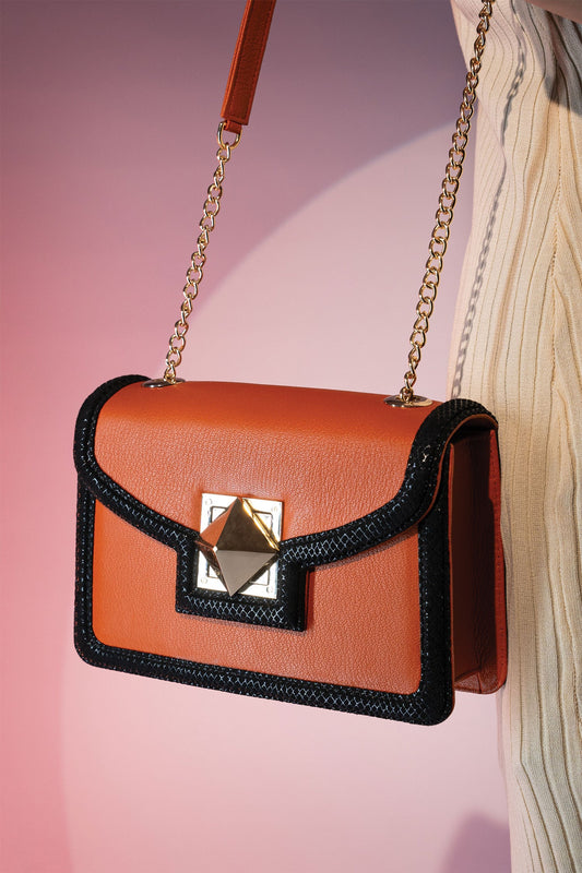 Easy to handle tangerine bag