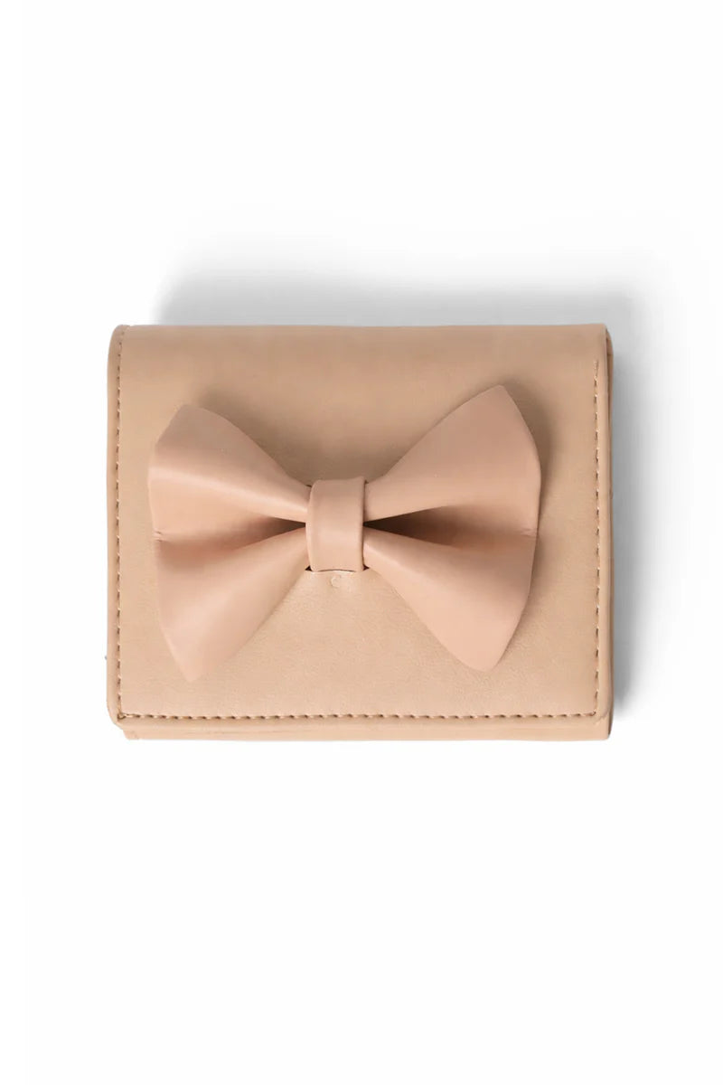 Elegant Bow Detail Women's Compact Wallet